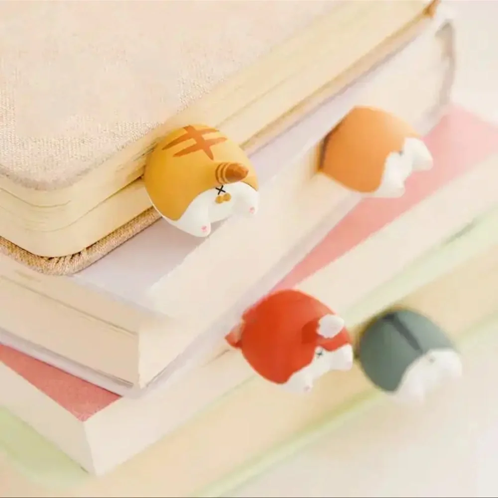 $3 Cat Bum Bookmark. New. Plastic. $3 if bundled